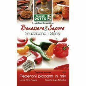 Benessere e Sapore - Peperoni piccanti in mix Caspicum Annuum - Sementi Dotto