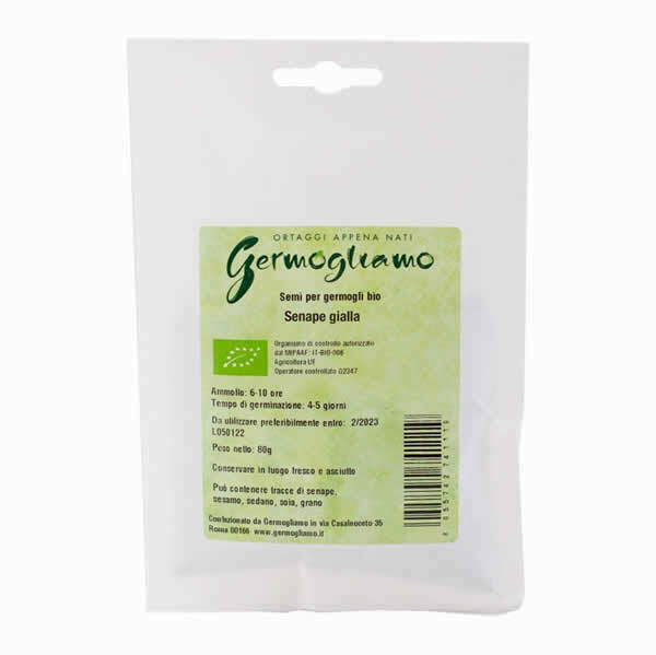 Germogliamo - Semi per germogli Bio - Senape Gialla