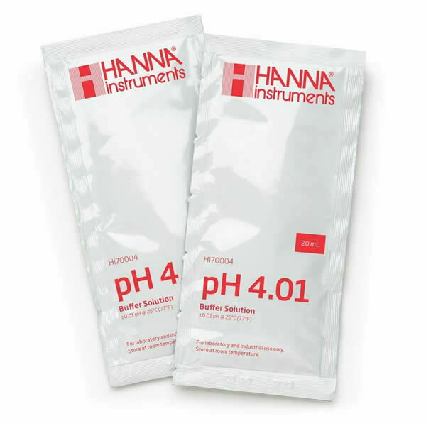 Hanna Instruments - GroLine HI60004 Soluzione pH 4, 25 bustine da 20ml