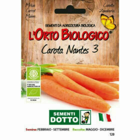 L’Orto Biologico - Carota Nantes 3 - Sementi Dotto