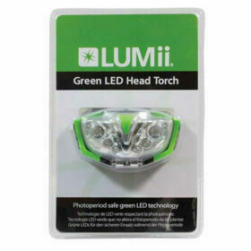 LUMii - Green LED Torcia da Testa