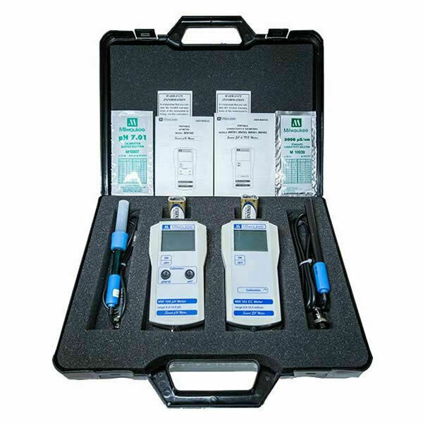 Milwaukee - Kit misurazione pH/EC SM100 + SM302