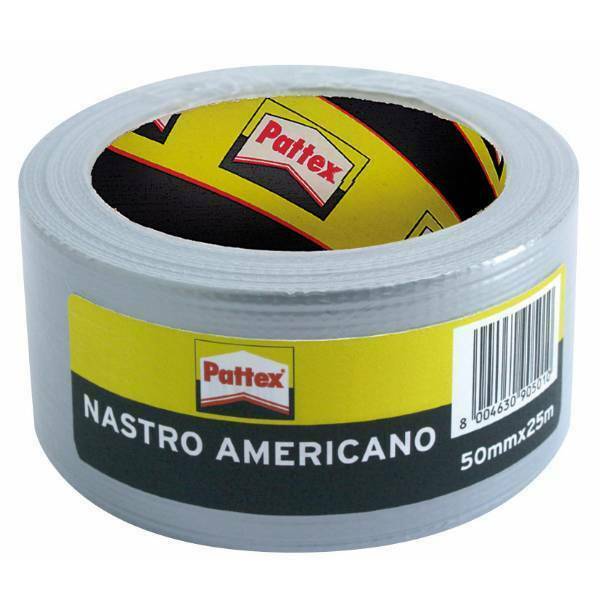 Pattex - Nastro Americano Grigio 50mm x 25m