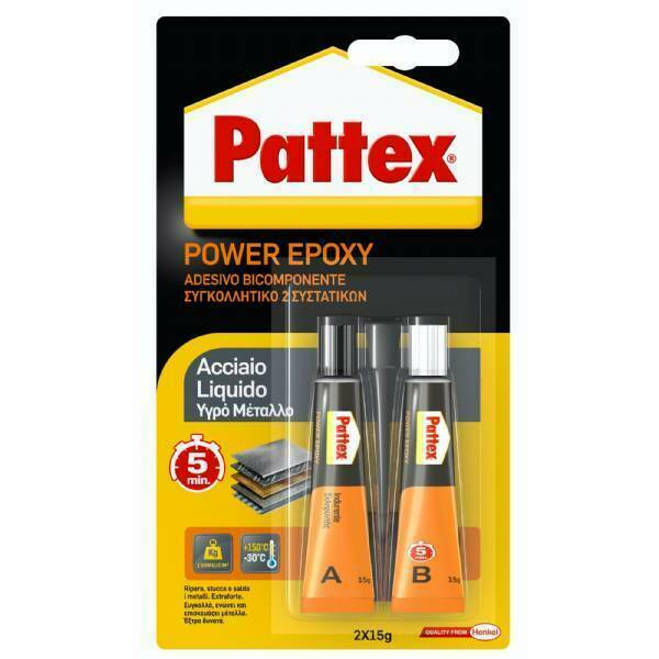 Pattex - Power Epoxy Acciaio Liquido 30gr