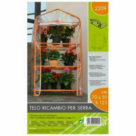 Verdemax - Telo di ricambio per Serra Azalea (color arancio)
